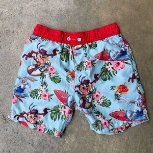 Men's Looney Toon Swim Trunks
